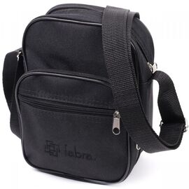 Придбати Чоловіча компактна сумка з якісного поліестеру FABRA 22578 Чорний, image , характеристики, відгуки