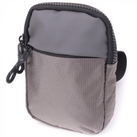 Купить Удобная слинг сумка для путешествий из качественного текстиля Vintage 22869 Серый, фото , характеристики, отзывы