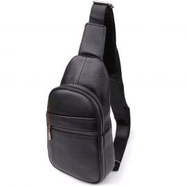 Купить Мужская сумка через плечо из натуральной кожи Vintage 23018 Черный, фото , характеристики, отзывы