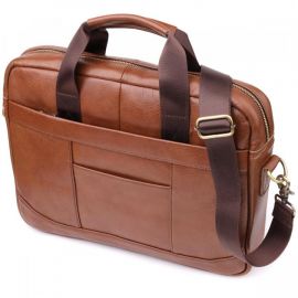 Купить Мужской деловой портфель из натуральной кожи Vintage 23038 Коричневый, фото , характеристики, отзывы