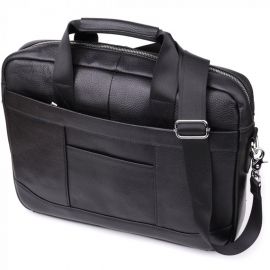 Купить Деловой портфель для мужчин из натуральной кожи Vintage 23039 Черный, фото , характеристики, отзывы
