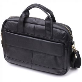 Купить Портфель для мужчин из натуральной кожи Vintage 23041 Черный, фото , характеристики, отзывы