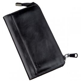 Купить - Клатч унисекс кожаный алькор SHVIGEL 16186 Черный, Черный, фото , характеристики, отзывы