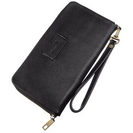 Купить - Мужской горизонтальный кожаный клатч SHVIGEL 19120 Черный, Черный, фото , характеристики, отзывы