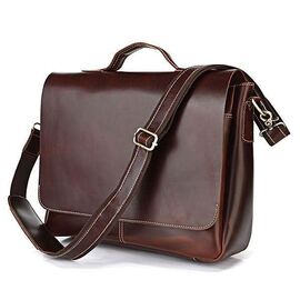 Купить - Портфель кожаный Vintage 14099 коричневый, фото , характеристики, отзывы