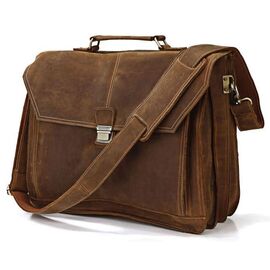 Купить Портфель кожаный Vintage 14100 коричневый, фото , характеристики, отзывы