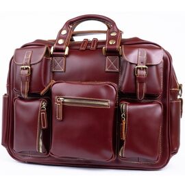 Купить Дорожная сумка-портфель Vintage 14776 Бордовая, Бордовый, фото , характеристики, отзывы