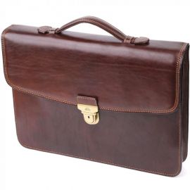 Купить Мужской портфель из натуральной кожи Tony Perotti 20896_1 (8091 moro) Коричневый, фото , характеристики, отзывы