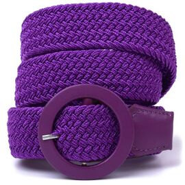 Придбати Текстильний жіночий ремінь Vintage 20816 Фіолетовий, image , характеристики, відгуки