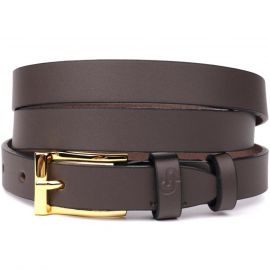 Купить Элегантный узкий кожаный ремень для женщин GRANDE PELLE 22952 Красный, фото , характеристики, отзывы