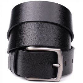 Купить Надежный мужской ремень из натуральной кожи BOND 22950 Черный, фото , характеристики, отзывы