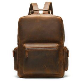 Купить - Рюкзак винтажный для ноутбука Vintage 14712 коричневый, фото , характеристики, отзывы