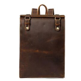 Купить - Рюкзак кожаный дорожный Vintage 14796 Коричневый, Коричневый, фото , характеристики, отзывы