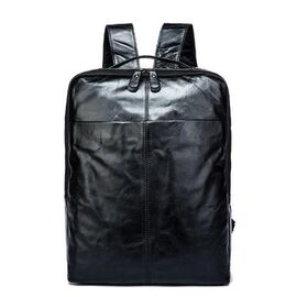 Придбати Рюкзак шкіряний під ноутбук Vintage 14845 Чорний, image , характеристики, відгуки