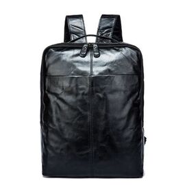 Купить - Рюкзак кожаный под ноутбук Vintage 14845 Черный, Черный, фото , характеристики, отзывы