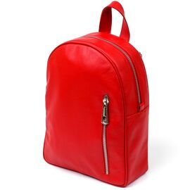 Купить - Яркий женский рюкзак из натуральной кожи Shvigel 16316 Красный, фото , характеристики, отзывы