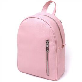 Придбати - Практичний жіночий рюкзак з натуральної шкіри Shvigel 16319 Рожевий, image , характеристики, відгуки