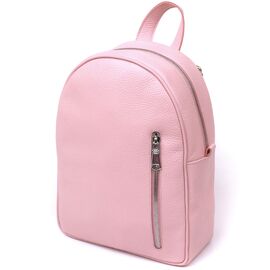 Купить - Практичный женский рюкзак из натуральной кожи Shvigel 16319 Розовый, фото , характеристики, отзывы