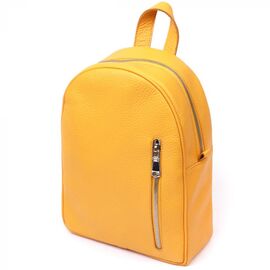 Придбати Яскравий жіночий рюкзак з натуральної шкіри Shvigel 16321 Жовтий, image , характеристики, відгуки