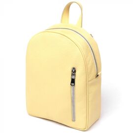 Купить - Летний женский рюкзак из натуральной кожи Shvigel 16322 Лимонный, фото , характеристики, отзывы