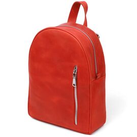 Купить - Кожаный винтажный женский рюкзак Shvigel 16327 Красный, фото , характеристики, отзывы