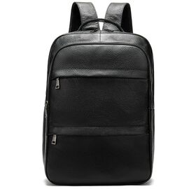 Рюкзак кожаный Vintage 20036 Черный, Черный, фото 