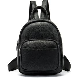 Купить - Рюкзак компактный женский Vintage 20053 Черный, Черный, фото , характеристики, отзывы