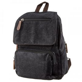 Купить Компактный женский текстильный рюкзак Vintage 20194 Черный, фото , характеристики, отзывы