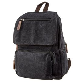 Купить - Компактный женский текстильный рюкзак Vintage 20194 Черный, фото , характеристики, отзывы