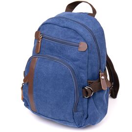 Купить - Рюкзак текстильный унисекс Vintage 20602 Синий, фото , характеристики, отзывы