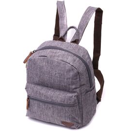 Купити Замечательный мужской рюкзак из текстиля Vintage 22240 Серый, image , характеристики, відгуки