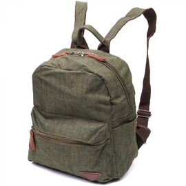 Придбати Практичний чоловічий рюкзак з текстилю Vintage 22242 Оливковий, image , характеристики, відгуки