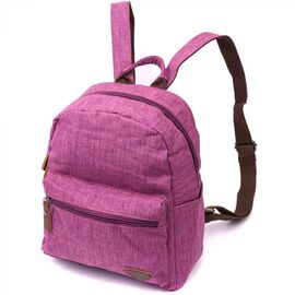 Придбати Барвистий жіночий рюкзак з текстилю Vintage 22243 Фіолетовий, image , характеристики, відгуки