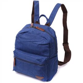 Придбати Текстильний зручний рюкзак унісекс Vintage 22244 Синій, image , характеристики, відгуки