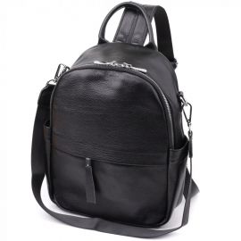 Придбати Женский рюкзак из натуральной кожи Vintage 23060 Черный, image , характеристики, відгуки