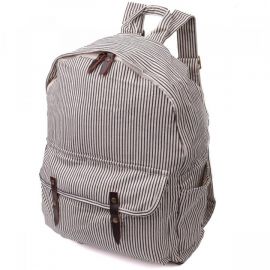 Придбати Летний женский рюкзак с качественного текстиля Vintage sale_15077 Молочный, image , характеристики, відгуки