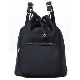 Рюкзак жіночий нейлоновий Vintage 14871 Чорний, Чорний, image 