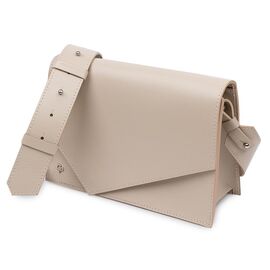 Придбати Шкіряна жіноча сумка GRANDE PELLE 11568 Бежевий, image , характеристики, відгуки