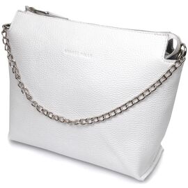 Купить Вместительная женская сумка из натуральной кожи GRANDE PELLE 11654 Белая, фото , характеристики, отзывы