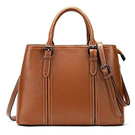 Купить - Классическая женская сумка в коже флотар Vintage 14875 Рыжая, фото , характеристики, отзывы