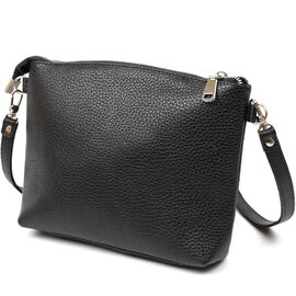 Женская сумка кросс-боди из натуральной кожи Shvigel 16341 Черный, фото 
