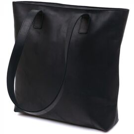 Придбати Вінтажна шкіряна сумка жіноча Shvigel 16347 Чорний, image , характеристики, відгуки