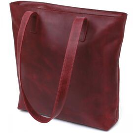 Купить - Винтажная женская сумка-шоппер Shvigel 16350 Бордовый, фото , характеристики, отзывы