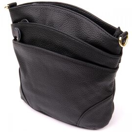 Придбати Жіноча компактна сумка зі шкіри 20415 Vintage Чорна, image , характеристики, відгуки