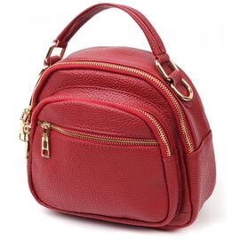 Придбати Стильна жіноча сумка Vintage 20689 Червона, image , характеристики, відгуки