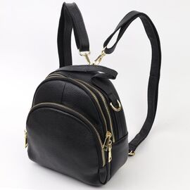 Купить - Рюкзак женский кожаный Vintage 20690 Черный, фото , характеристики, отзывы