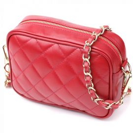 Придбати Сумка в ромбы из натуральной кожи Tony Perotti 20838_1 (CA006-01DR dk red) Красный, image , характеристики, відгуки