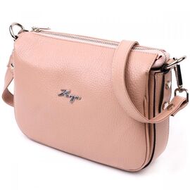 Придбати Маленька жіноча сумка на плече KARYA 20846 шкіряна Пудровий, image , характеристики, відгуки