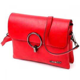 Придбати Зручна сумка жіноча на плече KARYA 20857 шкіряна Червоний, image , характеристики, відгуки