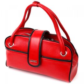Придбати Красива маленька сумка жіноча KARYA 20859 шкіряна Червоний, image , характеристики, відгуки